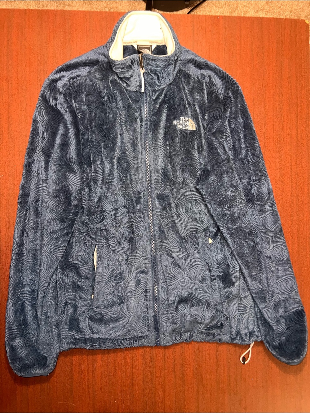 The North Face Plush Fleece Jacket in Deep Blue